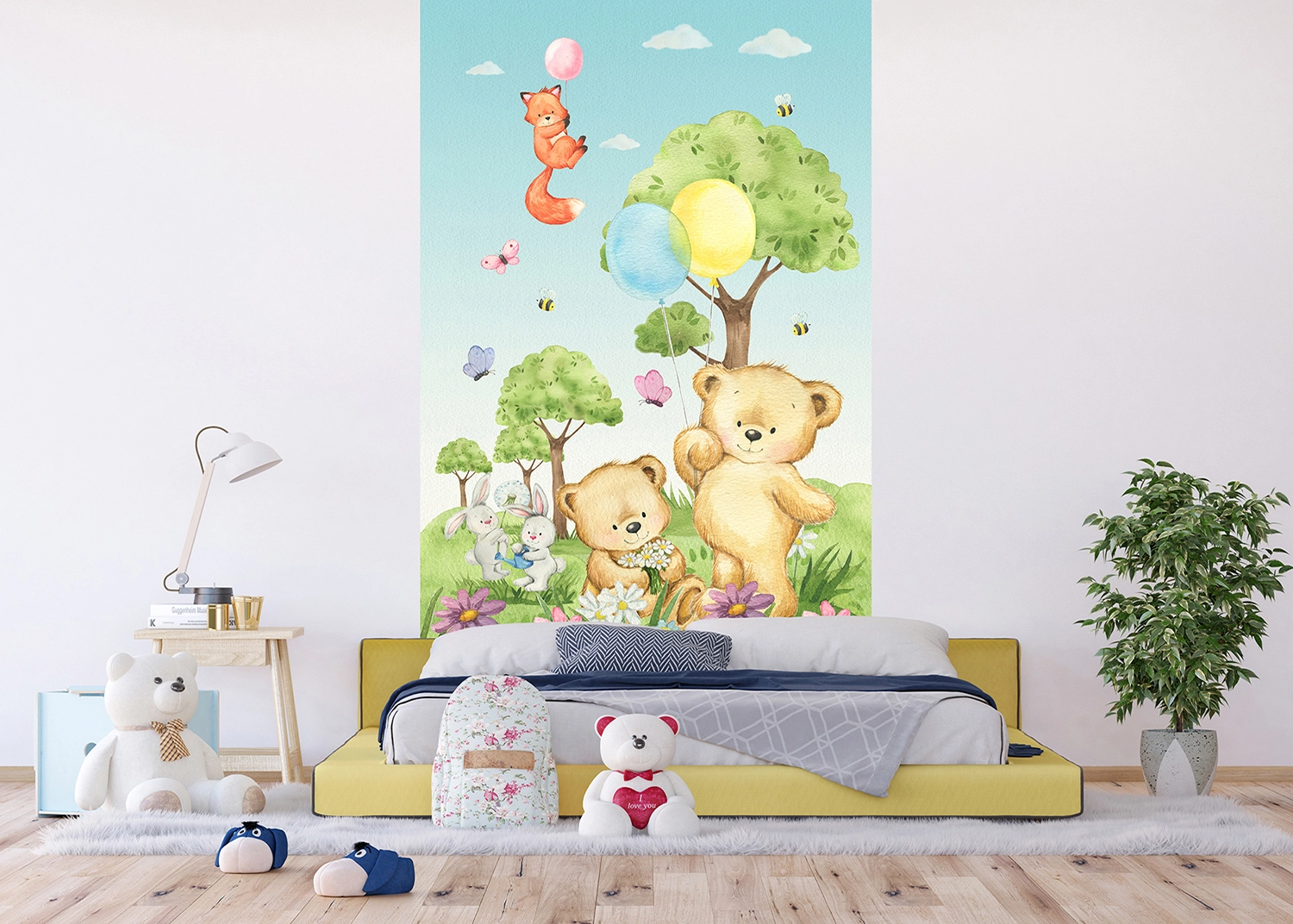 Dětská vliesová fototapeta na zed' Zvířecí Dýchánek | 150 x 270 cm | FTD2P 5611