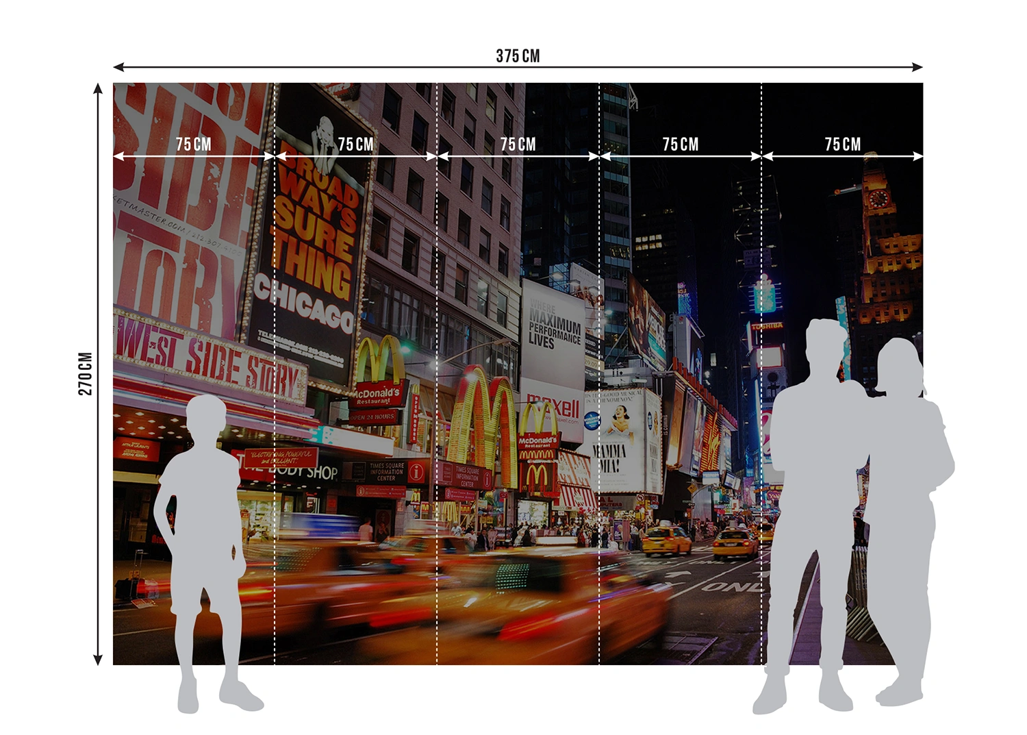 Fototapeta Manhattan | Vliesová fototapeta na zed' | 360 x 270 cm | FTNS 2473