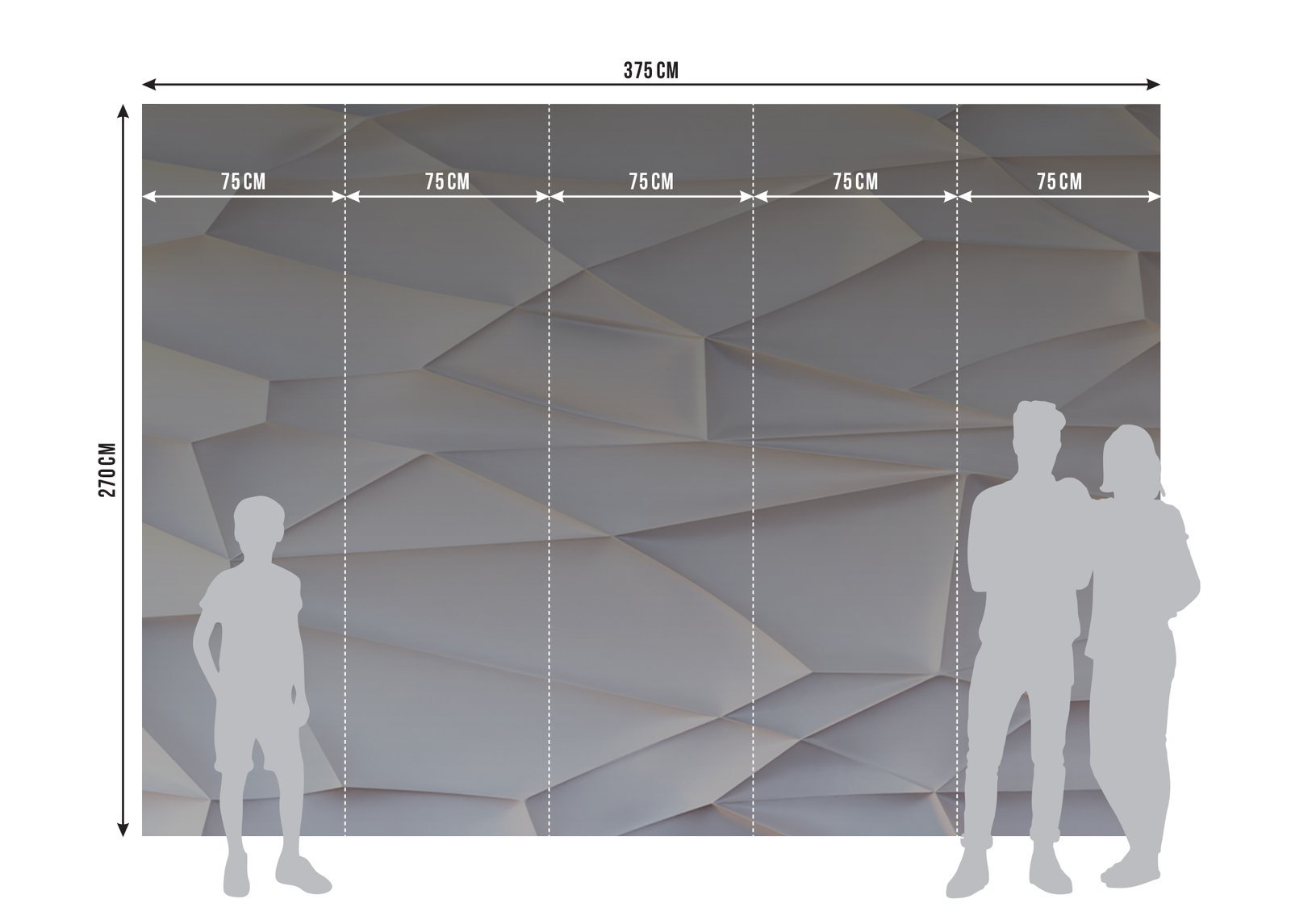 Fototapeta Sádrový Basreliéf Abstrakce | Vliesová fototapeta na zed' | 360 x 270 cm | FTNXXL 1225