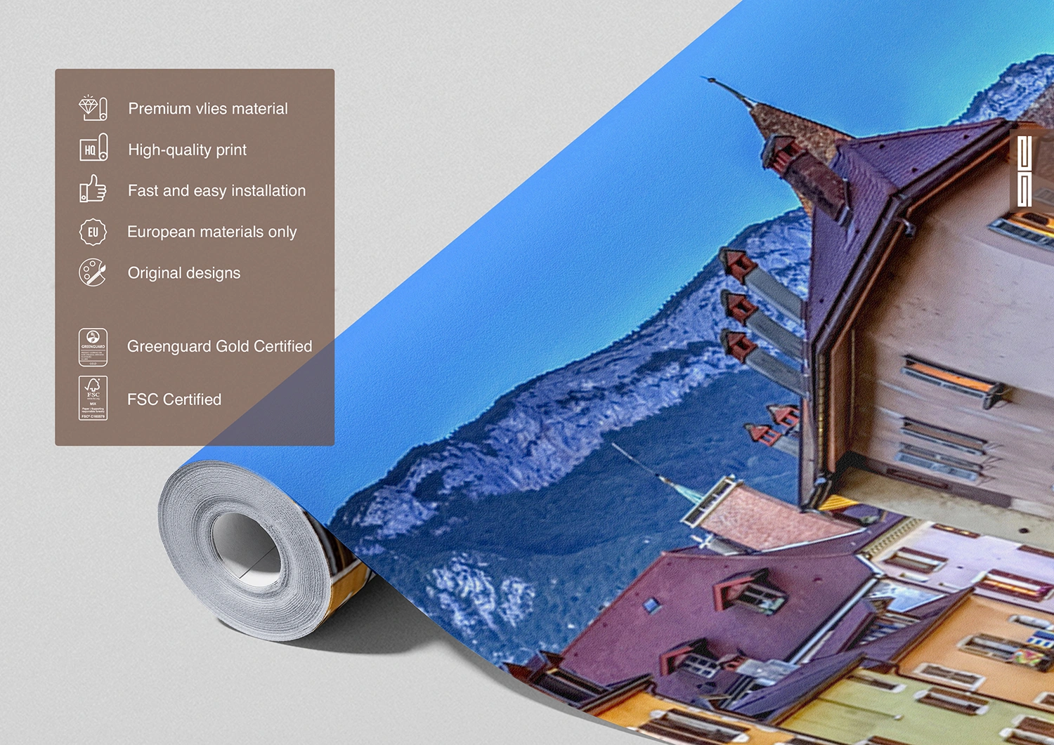 Fototapeta Kanály v Annecy | Vliesová fototapeta na zed' | 360 x 270 cm | FTNXXL 2438