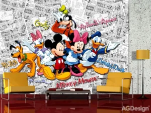 Wall Mural Disney Mickey Mouse Dark Comics, 360 x 254 cm, FTD 2225