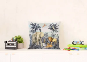Cushion Jungle B/W, 40 x 40 cm, CND 3147 - Image 2