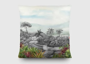 Cushion Jungle B/W, 40 x 40 cm, CND 3147 - Image 3