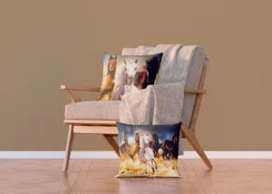 Cushion Horses, 45 x 45 cm, CN 3602 - Obrázek 4