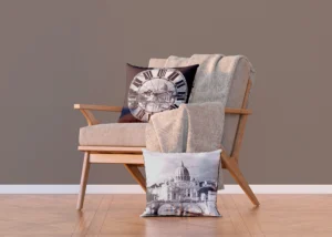 Cushion Rome with Clock, 45 x 45 cm, CN 3604 - Obrázek 4