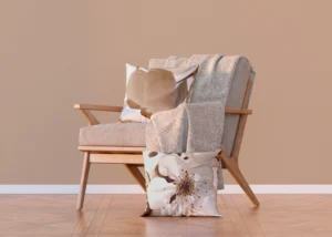 Cushion White Flowers, 45 x 45 cm, CN 3613 - Obrázek 4