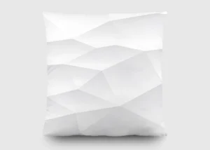 Dekorativní polštářek Bílá 3D Abstrakce | 45 x 45 cm | CN 3616 - Obrázek 2