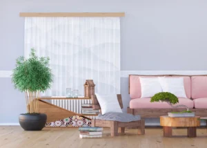 Cushion Geometric Pattern on White, 45 x 45 cm, CN 3616 - Image 3