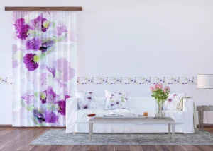 Cushion Flowers on Wood Panels, 45 x 45 cm, CN 3617 - Image 3