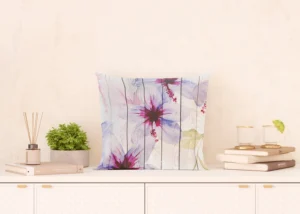 Cushion Flowers on Wood Panels, 45 x 45 cm, CN 3617 - Image 6