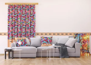 Cushion Colorful Triangles, 45 x 45 cm, CN 3618 - Obrázek 3