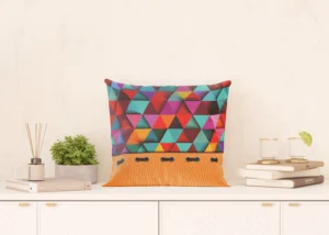 Cushion Colorful Triangles, 45 x 45 cm, CN 3618 - Obrázek 6