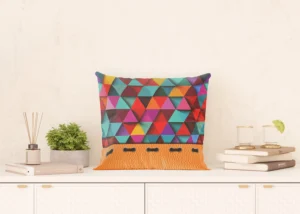 Cushion Colorful Triangles, 45 x 45 cm, CN 3618 - Obrázek 5
