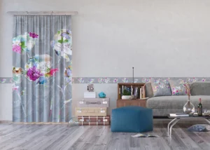 Cushion Peonies on Grey, 45 x 45 cm, CN 3619 - Obrázek 3