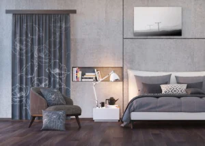 Cushion Peonies Silhouette, 45 x 45 cm, CN 3623 - Image 3