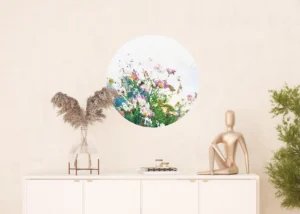 Samolepící vliesová fototapeta na zed' Divoké Kvítí | 70 x 70 cm | CR 3201 - Obrázek 3