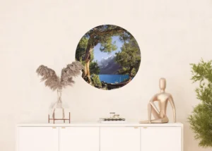 Samolepící vliesová fototapeta na zed' Výhled na Horské Pásmo | 70 x 70 cm | CR 3214 - Obrázek 3