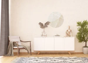 Samolepící vliesová fototapeta na zed' Jemná Listová Struktura | 70 x 70 cm | CR 3231