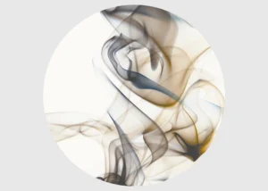 Samolepící vliesová fototapeta na zed' Kouřový Abstrakt | 70 x 70 cm | CR 3236 - Obrázek 2