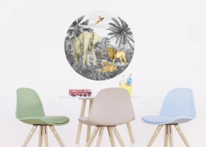 Samolepící vliesová fototapeta na zed' Zvířata Divočiny | 70 x 70 cm | CR 3241