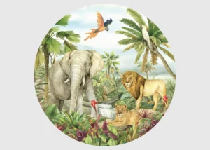 Wall Mural Jungle, 70 x 70 cm, CR 3243 - Obrázek 2