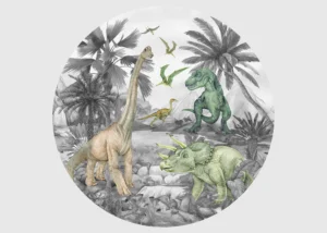 Wall Mural Dino B/W, 70 x 70 cm, CR 3251 - Obrázek 2