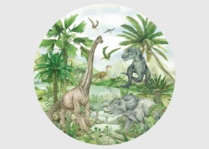 Samolepící vliesová fototapeta na zed' Pradávný Svět | 70 x 70 cm | CR 3253 - Obrázek 2