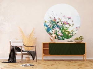 Wall Mural Field Flowers, 140 x 140 cm, CR 3301 - Image 3