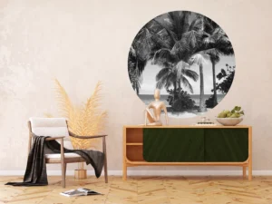 Samolepící vliesová fototapeta na zed' Tropická Nostalgie | 140 x 140 cm | CR 3309 - Obrázek 3