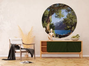 Samolepící vliesová fototapeta na zed' Výhled na Horské Pásmo | 140 x 140 cm | CR 3314 - Obrázek 3