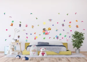 Wall Stickers Peppa Pig All Friends | 65 x 85 cm | DK 2357 - Obrázek 3