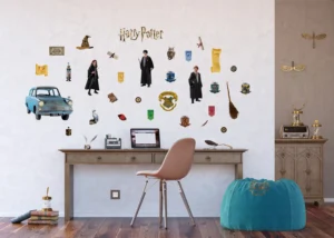 Dětská samolepka na zeď Harry Potter Trio Kouzelníků | 65 x 85 cm | DK 2369 - Obrázek 3