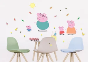 Dětská samolepka na zeď Prasátko Peppa | 42.5 x 65 cm | DK 1647 - Obrázek 3
