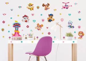 Wall Stickers Paw Patrol Puppy Girls | 42.5 x 65 cm | DK 1659 - Obrázek 2