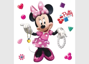 Dětská samolepka na zeď Disney Minnie | 30 x 30 cm | DKS 1084
