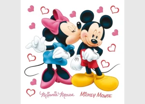 Wall Stickers Disney Minnie and Mickey, 30 x 30 cm, DKs 1085