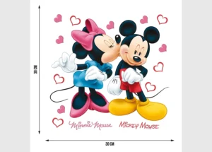 Wall Stickers Disney Minnie and Mickey, 30 x 30 cm, DKs 1085 - Obrázek 3