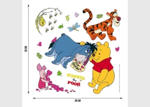 Wall Stickers Disney Winnie the Pooh Best Friends, 30 x 30 cm, DKS 1086 - Image 3