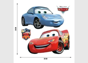 Wall Stickers Disney Cars McQueen and Sally, 30 x 30 cm, DKS 1088 - Obrázek 3