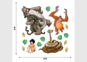 Wall Stickers Disney The Jungle Book, 30 x 30 cm, DKS 1093 - Obrázek 3