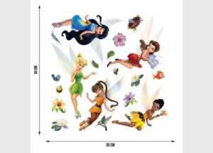 Wall Stickers Disney Fairies, 30 x 30 cm, DKS 1096 - Obrázek 3