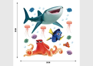 Dětská samolepka na zeď Disney Hledá se Nemo | 30 x 30 cm | DKS 1097 - Obrázek 3