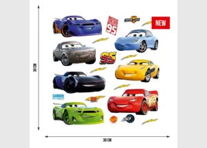 Wall Stickers Disney Cars All Racers, 30 x 30 cm, DKS 3803 - Obrázek 3