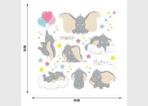 Wall Stickers Disney Dumbo, 30 x 30 cm, DKS 3812 - Image 3