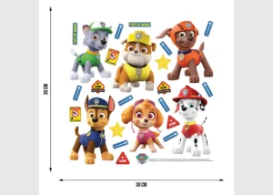Wall Stickers Paw Patrol, 30 x 30 cm, DKS 3814 - Image 3
