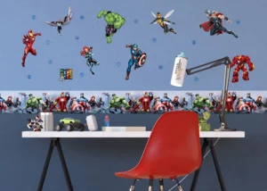 Wall Stickers Marvel Avengers Comics Heroes, 30 x 30 cm, DKS 3817 - Obrázek 2