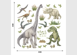 Wall Stickers Dino, 30 x 30 cm, DKS 3821 - Obrázek 4
