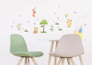 Dětská samolepka na zeď Medvídek | 30 x 30 cm | DKS 3823 - Obrázek 2