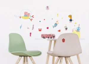 Wall Stickers Peppa Pig Sea, 30 x 30 cm, DKS 3833 - Image 2