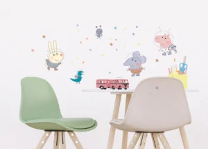 Wall Stickers Peppa Pig in Space, 30 x 30 cm, DKS 3835 - Image 2